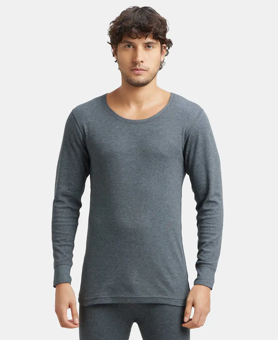 Jockey-Men's Full Sleeve Thermal - Grey - Image 4