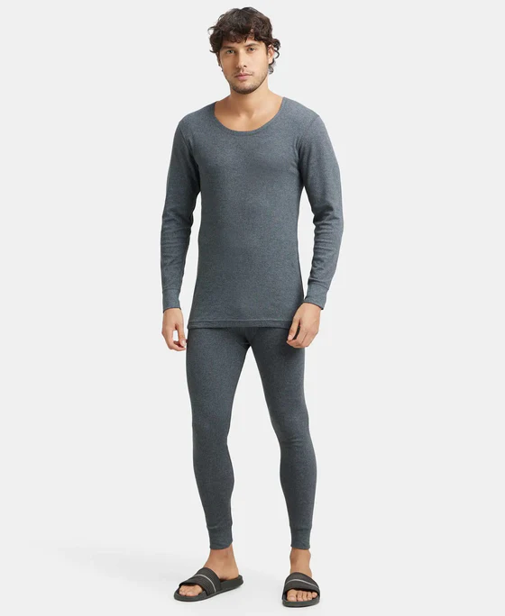 Jockey-Men's Full Sleeve Thermal - Grey - Image 2