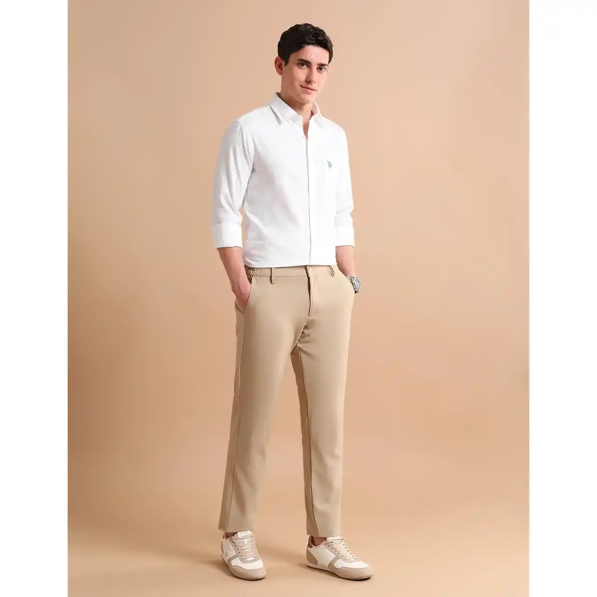 U.S. Polo Assn - Men's Cotton Dobby Shirt - Image 2