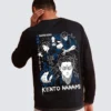 De Tees-Men's Round Neck Graphic Sweatshirt Kento