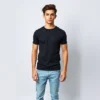 Springman-Men's Round Regular Fit Solid T shirt